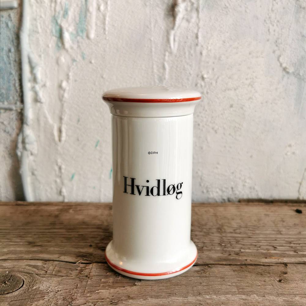 Bing & Gröndahl Gewürzglas, "Hvidløg" (Knoblauch), Nr. 497