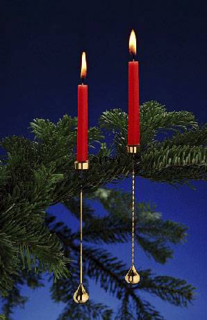 Asmussen Hamlet Design Kerzenhalter für Weihnachtsbaum, glatt