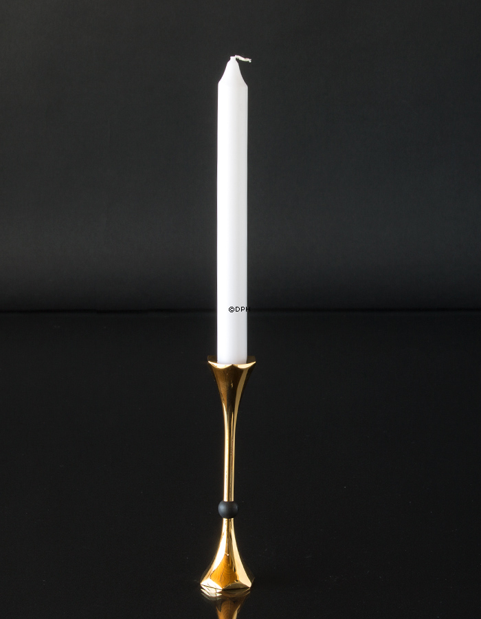 Asmussen Hamlet Design Hexa Leuchter, Gold mit schwarzer Kugel, groß