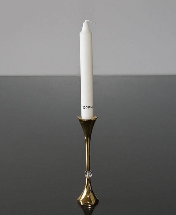 Asmussen Hamlet Design Hexa Leuchter, Gold mit Kristallkugel, groß