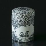 Wiinblad Krug mit Deckel, Schwarz