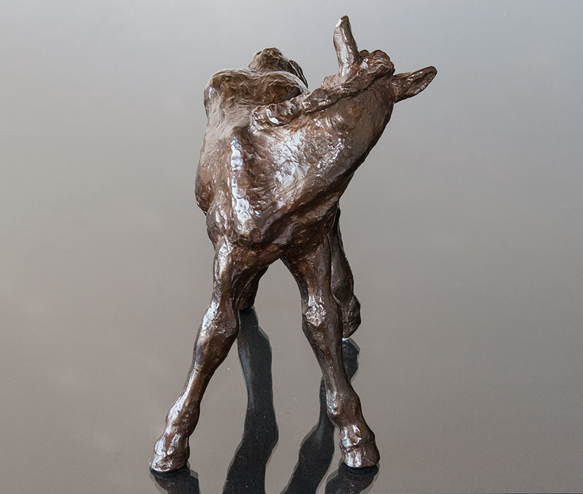 Just Andersen Figur, Fohlen stehend, Disko Metall