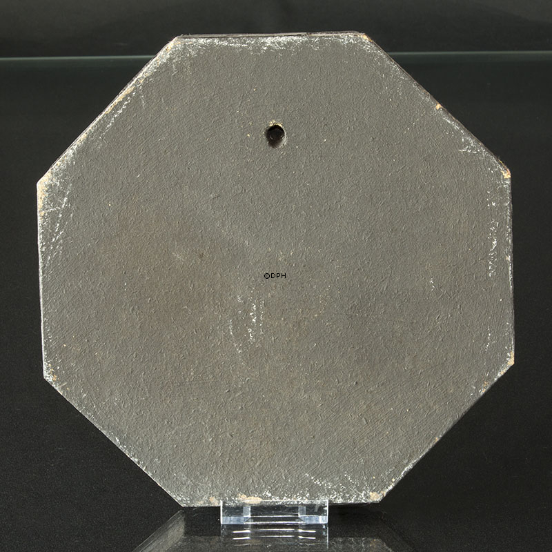 Wiinblad Fliesebild in Blau, Weiß und Rot