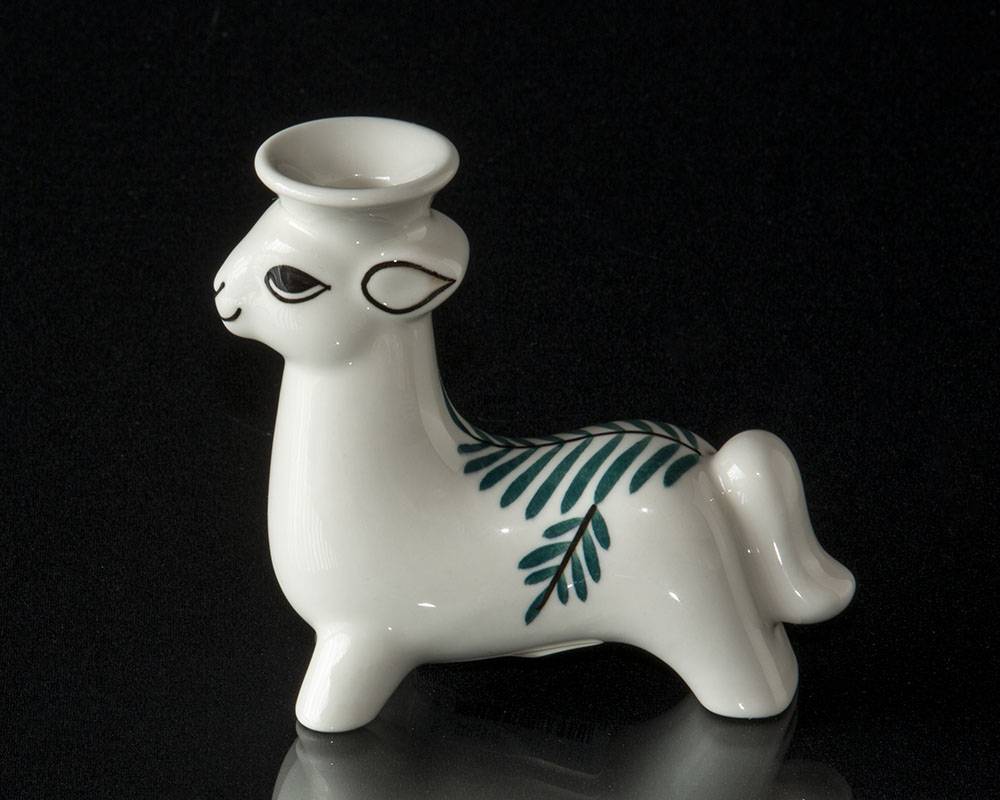 Julbock Aluminia Kerzenhalter