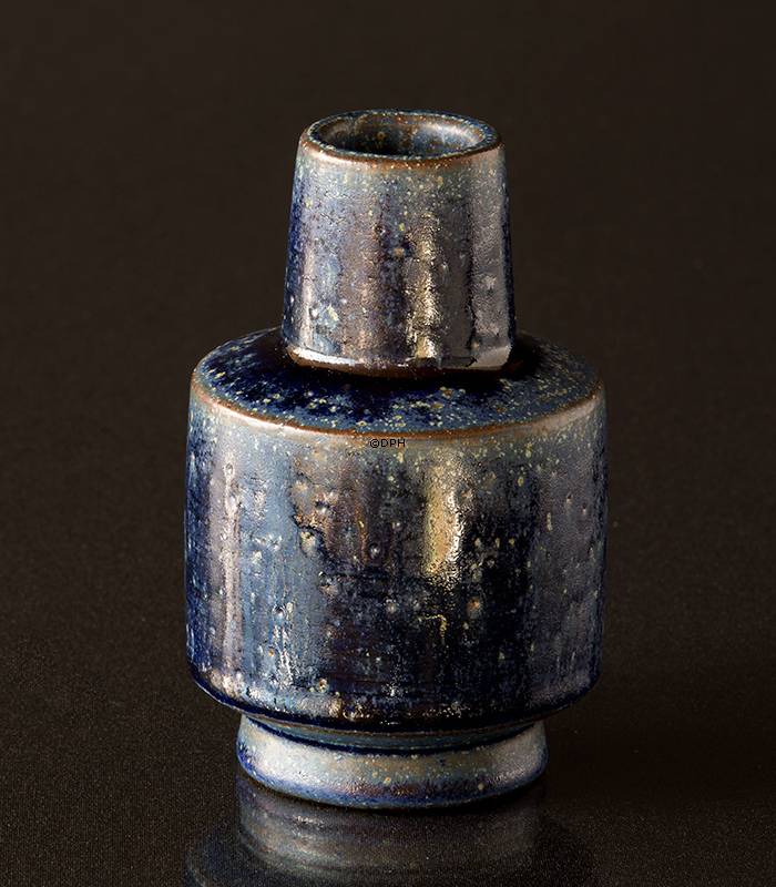 Palshus Steinzeugvase Nr. 427 in Blau