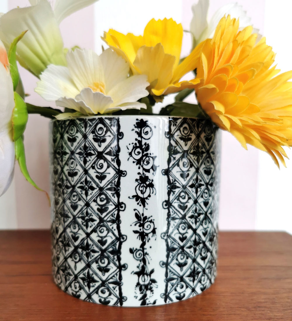 Wiinblad Blumentopf mit dem Titel "Sanguiniker" - schwarz Nr. 3023-698