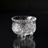 Kristallglasschale mit Schliffen