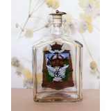Holmegaard "Ein königlicher Dram" Flasche mit Christian IV