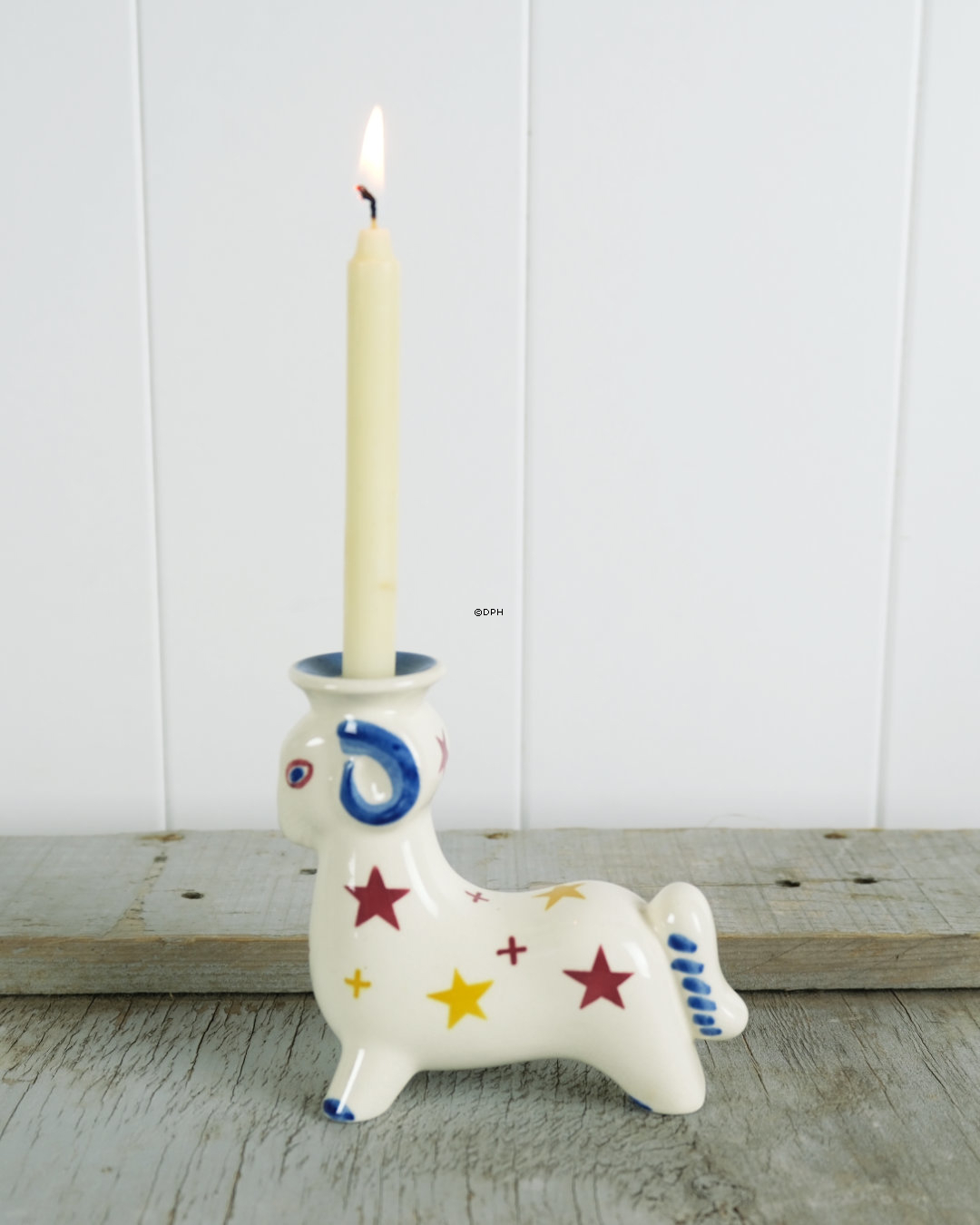 Julbock Aluminia Kerzenhalter, Nr. 2272