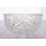 Kristallglasschale mit Schliffen