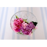 Kristallglasschale mit Schliffen