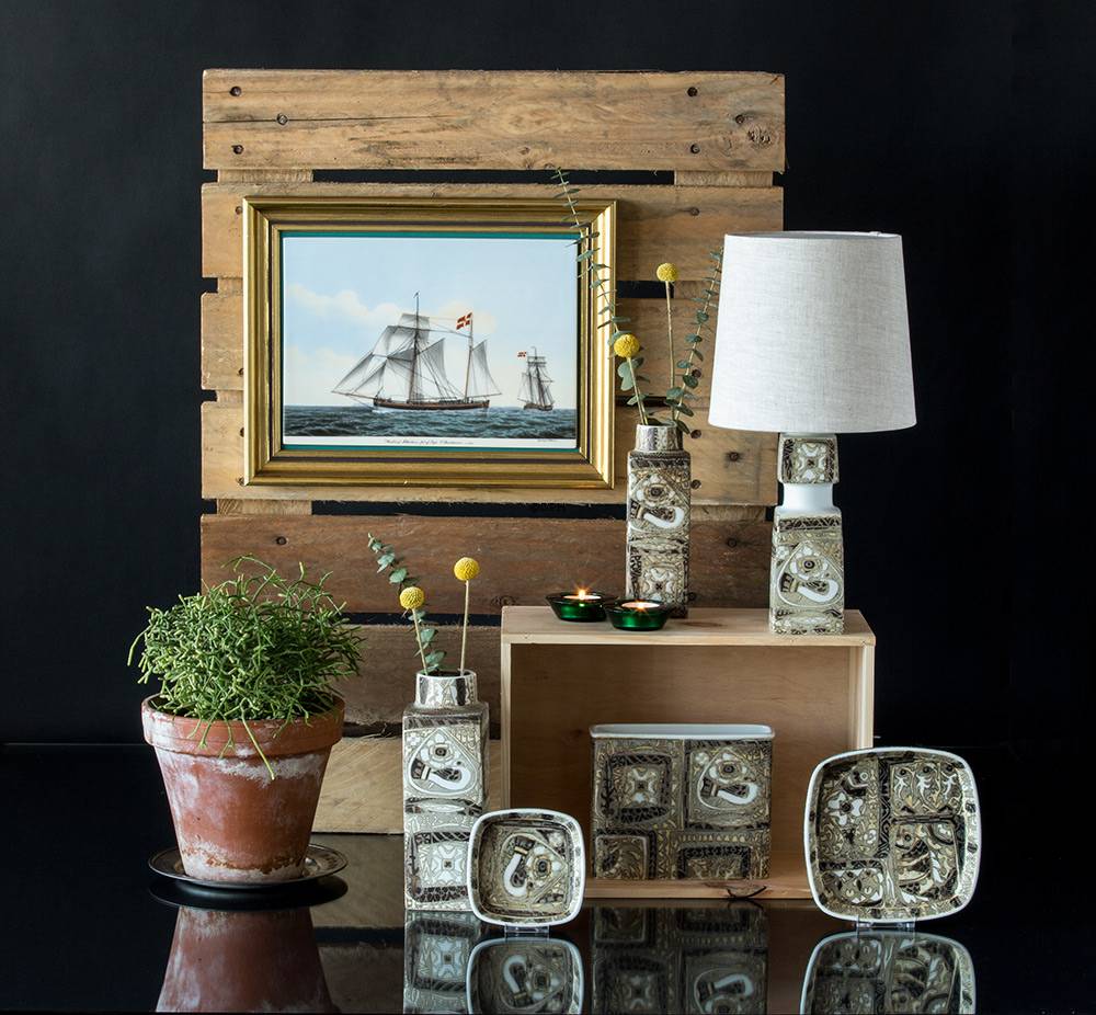 Dänische Schiffsmalereien, Die Brigg Sara, Bing & Gröndahl