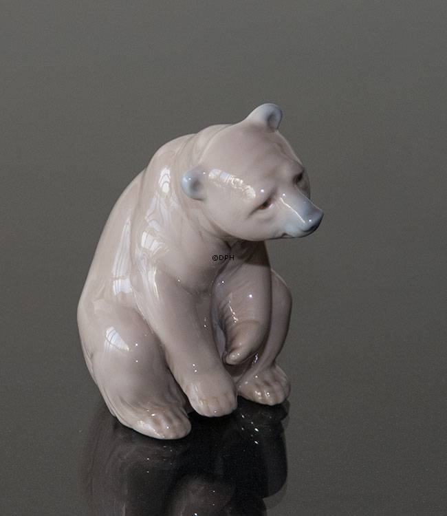 Lladro sitzender Braunbär 11 cm