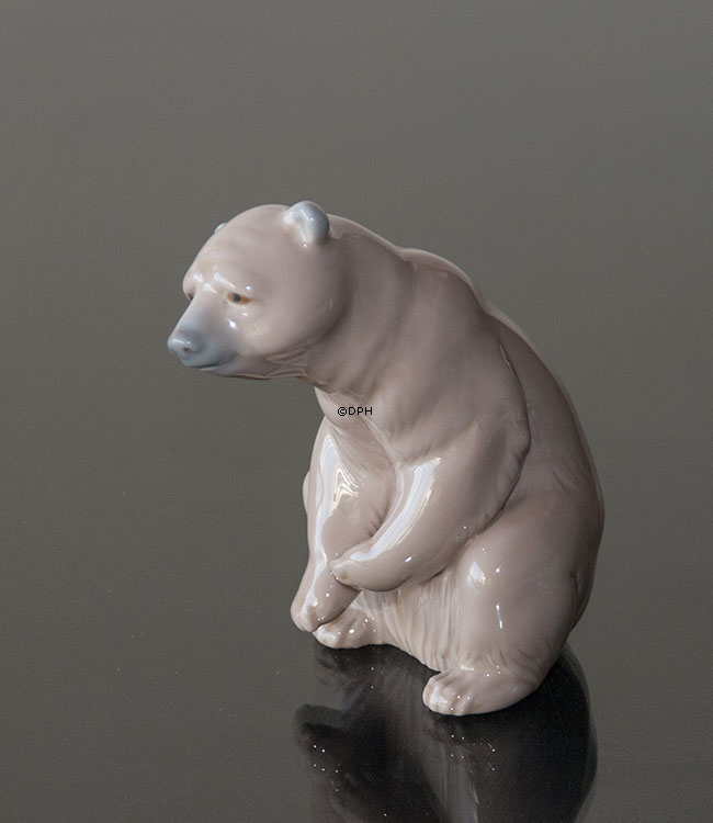 Lladro sitzender Braunbär 11 cm