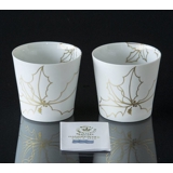 Stechpalme, Kerzenhalter, 2 Stück, Royal Copenhagen