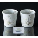 Stechpalme, Kerzenhalter, 2 Stück, Royal Copenhagen