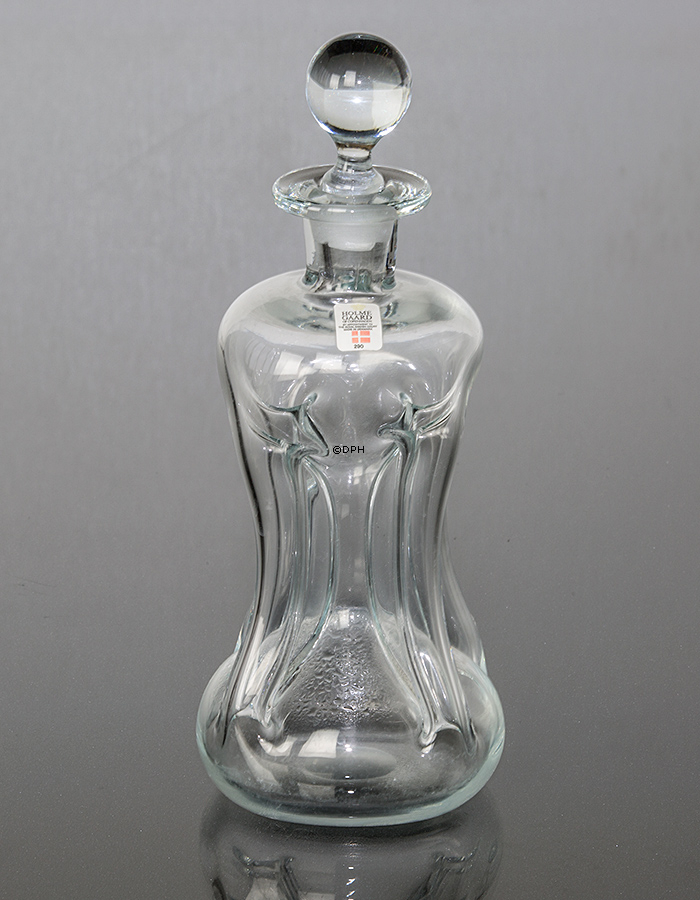 Holmegaard Glug-Flasche mit Pfropfen, Glas