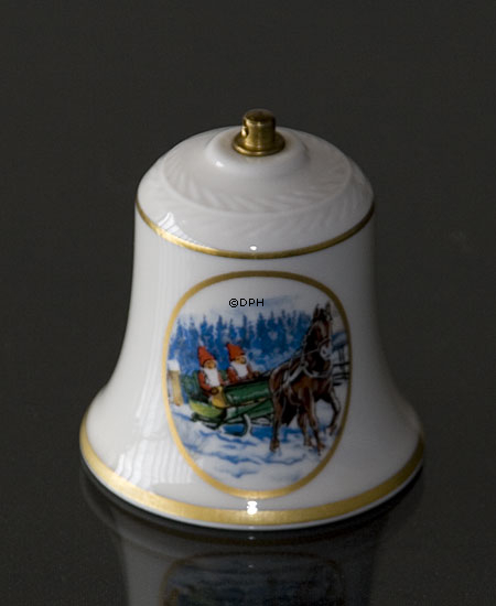 Rörstrand Weihnachtsglocke 1978, Motivnr. 3 und 4, Satz von zwei