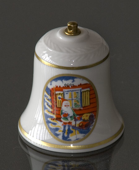 Rörstrand Weihnachtsglocke 1983, Motivnr. 13 und 14, Satz von zwei