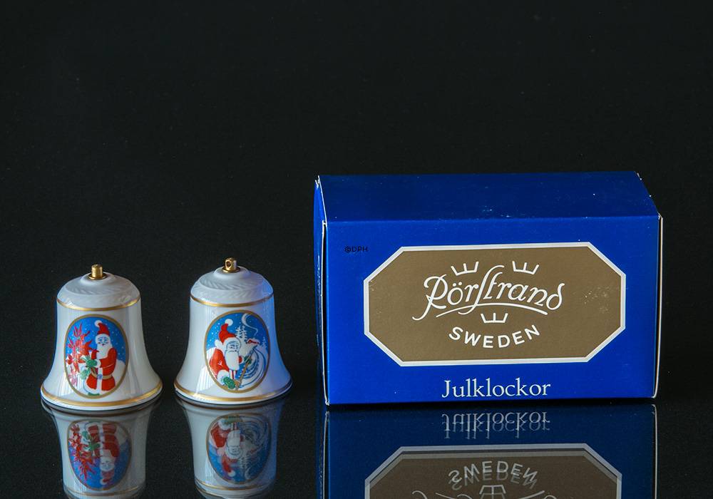 Rörstrand Weihnachtsglocke 1984, Motivnr. 15 und 16, Satz von zwei