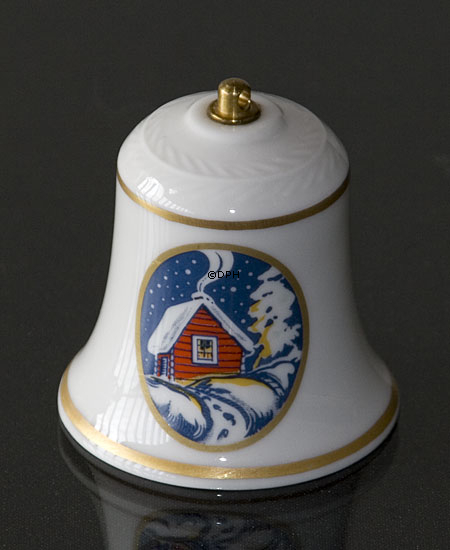 Rörstrand Weihnachtsglocke 1985, Motivnr. 17 und 18, Satz von zwei