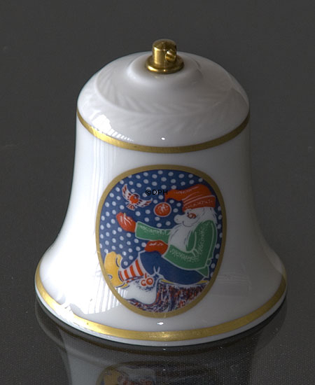 Rörstrand Weihnachtsglocke 1987, Motiv nr. 21 und 22, Satz von zwei