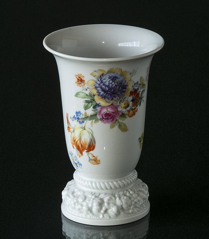 Rosenthal Vase mit Blumen 14 cm