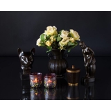 Just Andersen Figur Nackte Frau mit Handtuch, Disko Metall