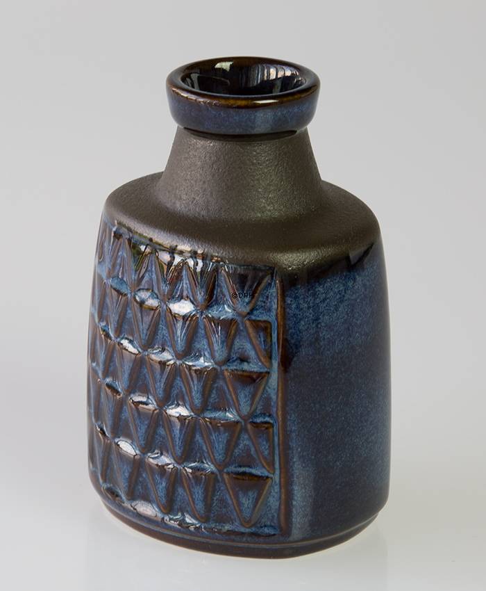 Blaue Søholm Vase Nr. 3322, 13,5 cm