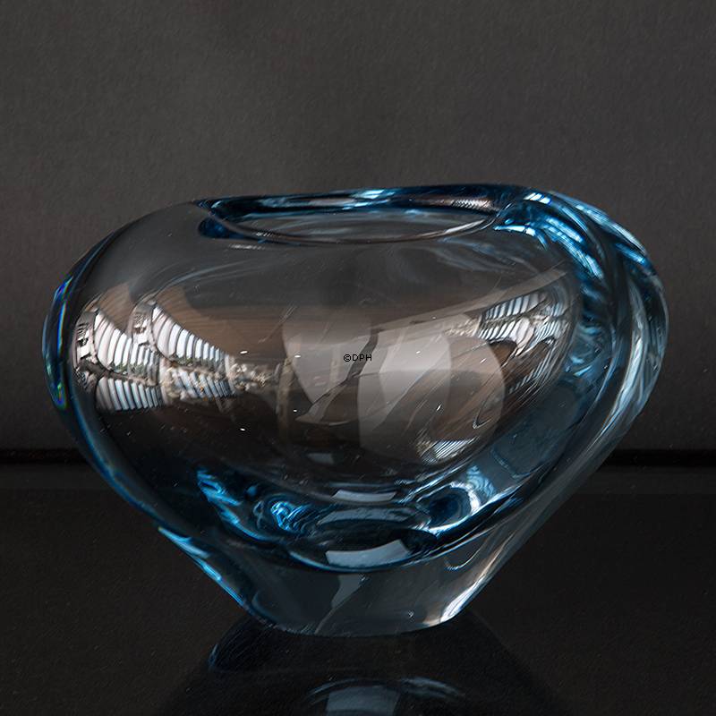 Herz Vase, Per Lütken Holmegaard, Glas Smoke