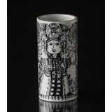 Vase Björn Wiinblad Flora mit Blumendame