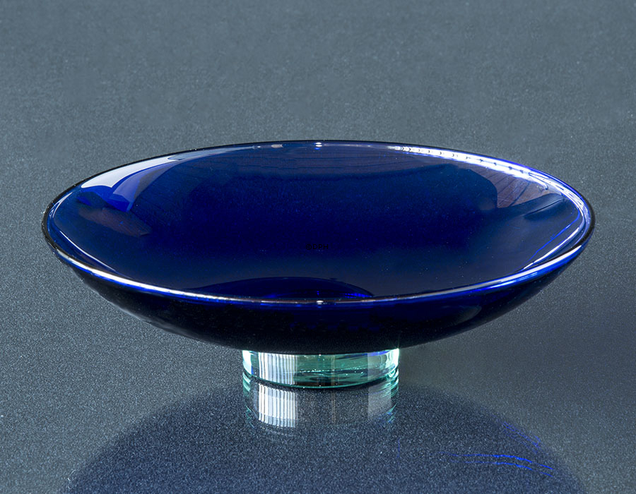 Holmegaard Harlekin Schale, blau