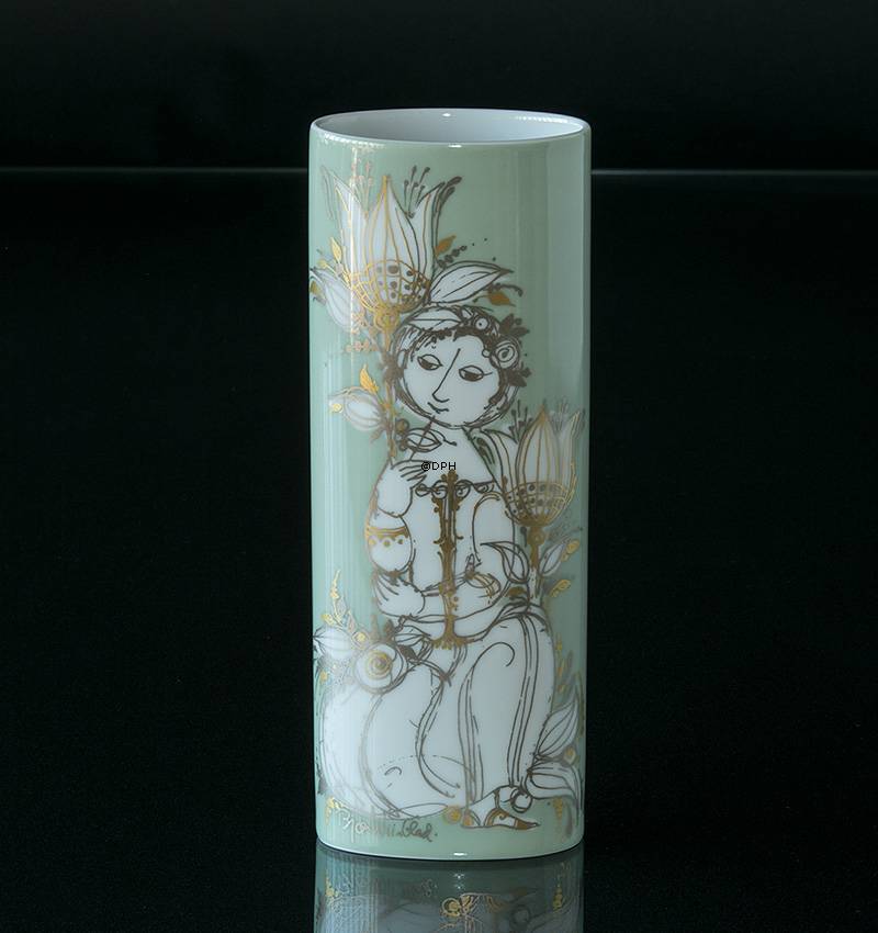 Rosenthal Wiinblad Vase, grün