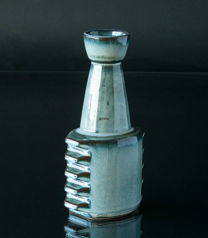 Blaue Søholm Vase Nr. 3406 24cm