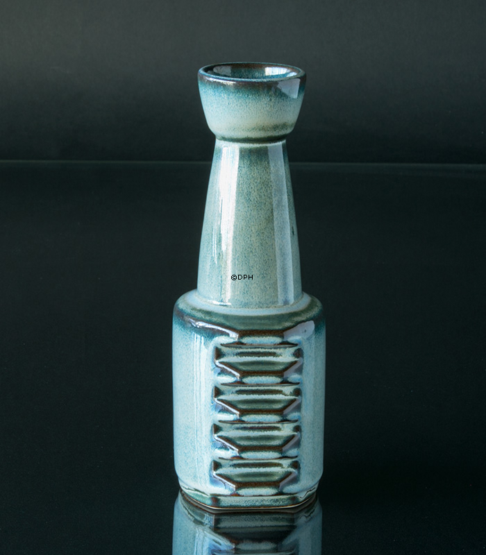 Blaue Søholm Vase Nr. 3406 24cm