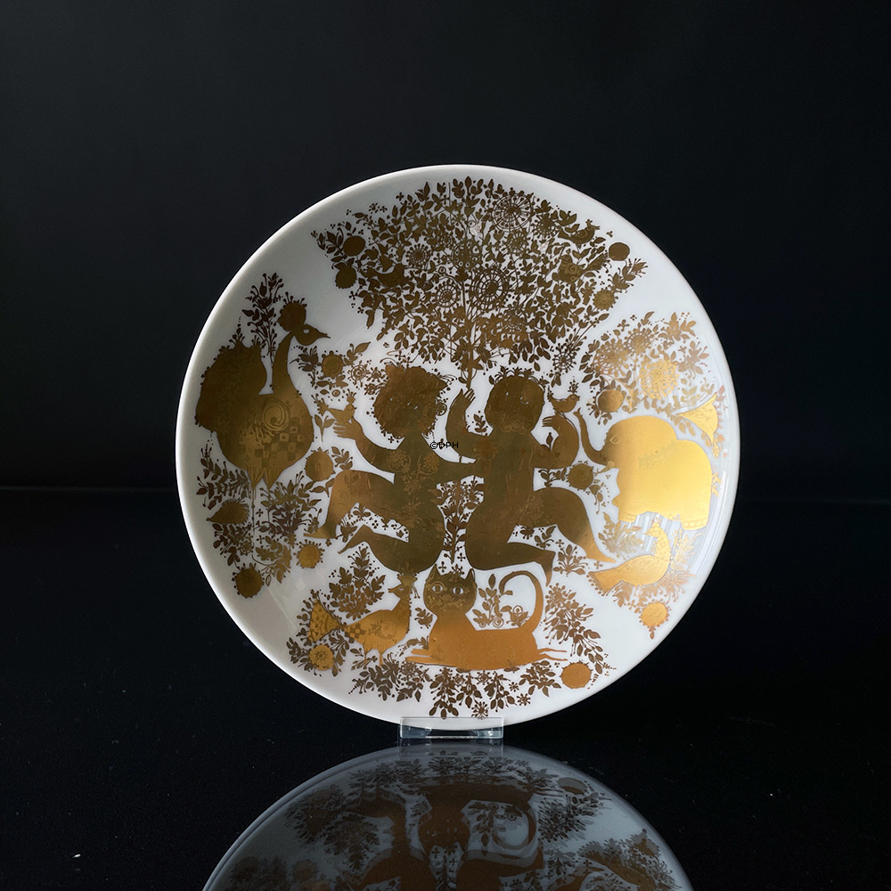 Schale Groß Rosenthal Studio-Linie, weiß mit Gold