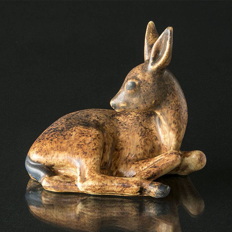 Michael Andersen Figur von Reh Nr. 5963, Keramik