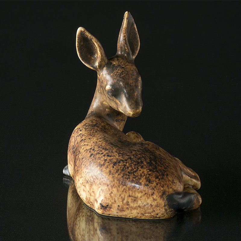 Michael Andersen Figur von Reh Nr. 5963, Keramik