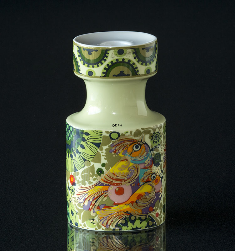 Rosenthal Björn Wiinblad Kerzenhalter mit Vogeln