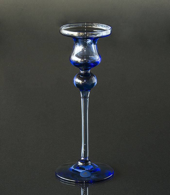 Holmegaard Cassiopeia Leuchter, Blau, klein