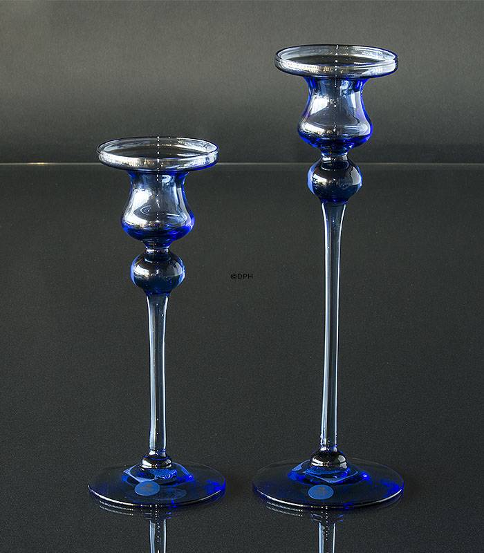 Holmegaard Cassiopeia Leuchter, Blau, klein