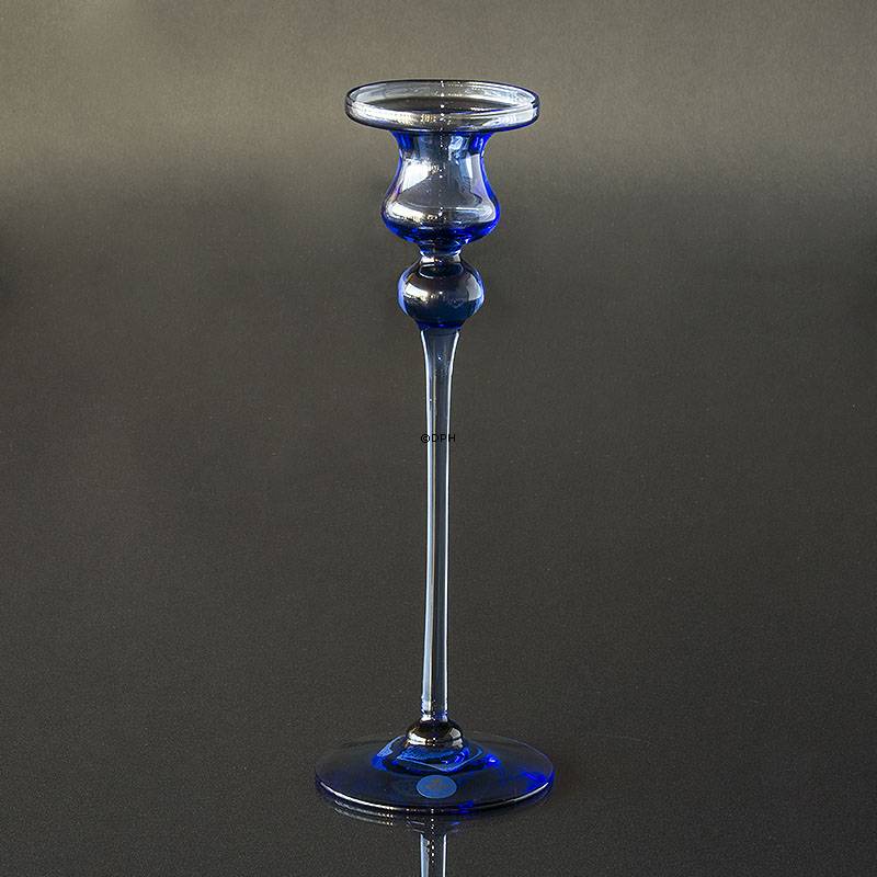 Holmegaard Cassiopeia Leuchter, Blau, Mittel