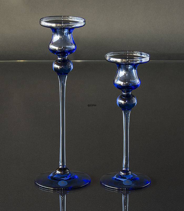 Holmegaard Cassiopeia Leuchter, Blau, Mittel