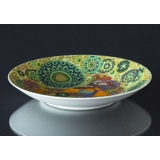 Wiinblad Teller, Vogel in bunten Farben