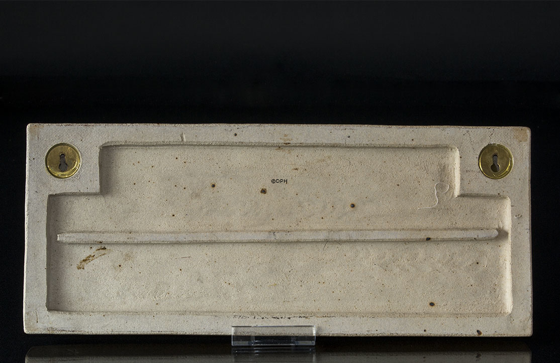 Relief mit Pferden und einem Pferdentrainer, Bing & Gröndahl