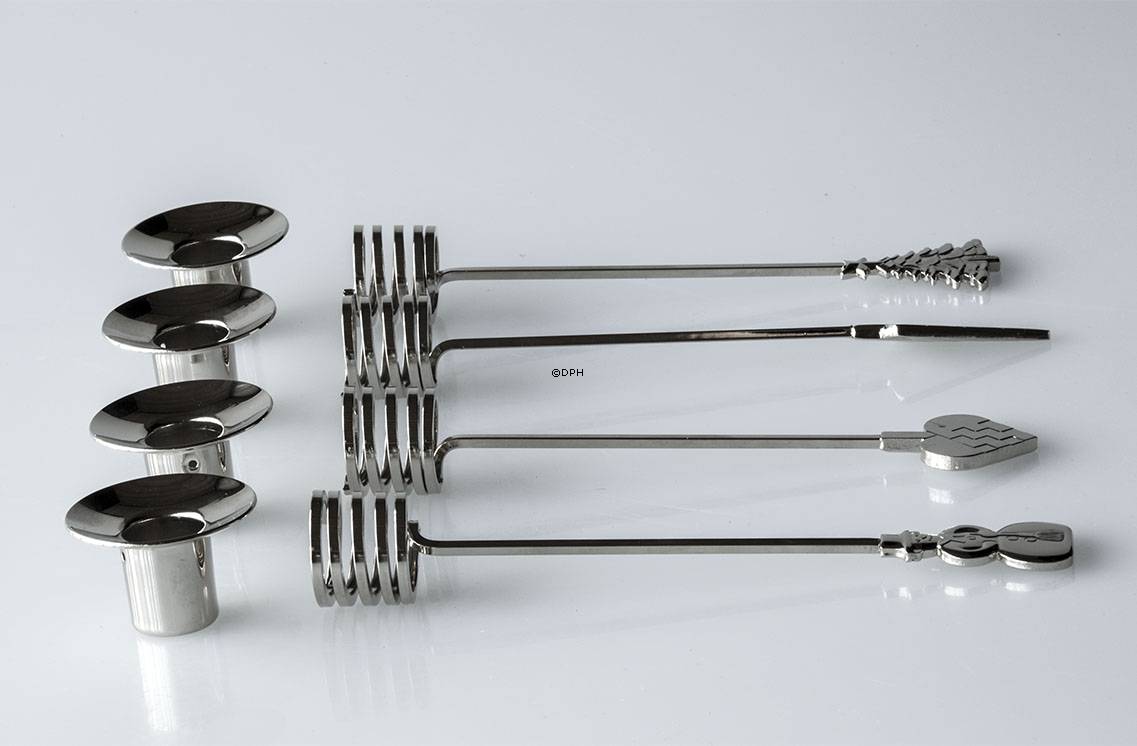 Kerzenhalter für Adventskranz, SILBER - Georg Jensen