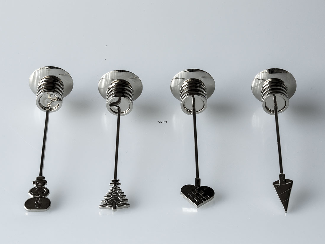 Kerzenhalter für Adventskranz, SILBER - Georg Jensen