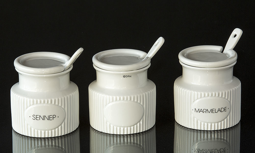 Niels Refsgaard Aufbewahrungskrug mit Löffel, Senf
