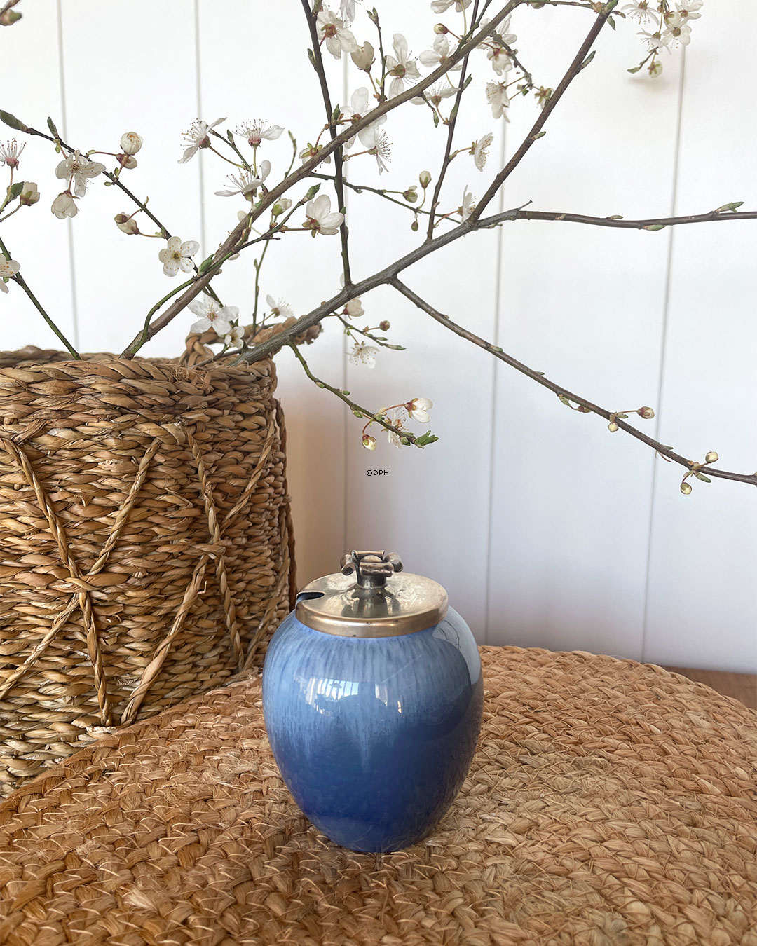 Einzigartiger Krug mit Deckel in Silber beim Silberschmidt Johannes Siggaard