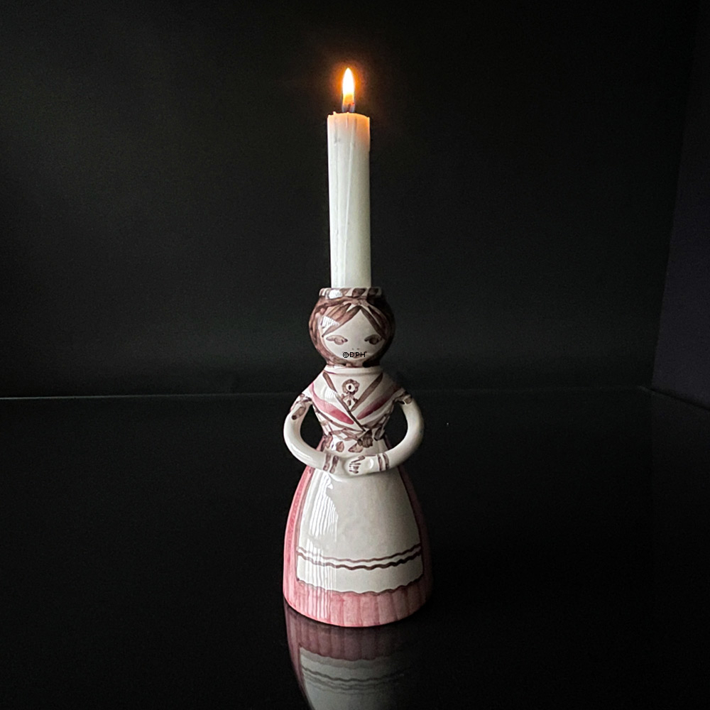 Lars Syberg Kerzenmädchen / Kerzenhalter Rosa